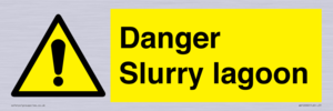 Danger Slurry lagoon